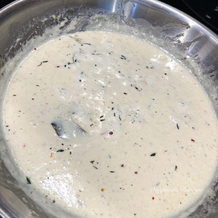 easy white garlic pizza sauce