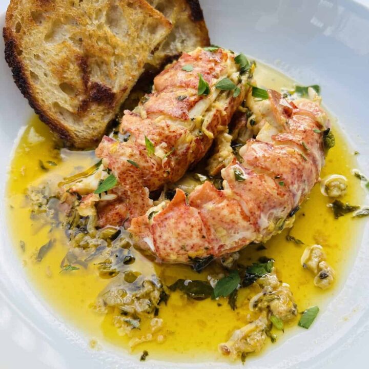 Butter Poached Lobster Tail Recipe