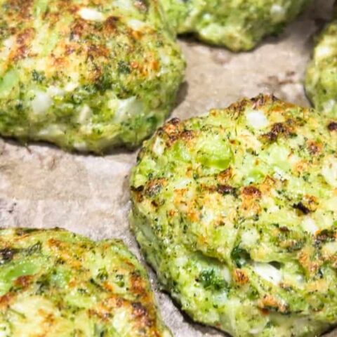 baked broccoli and cheddar bites