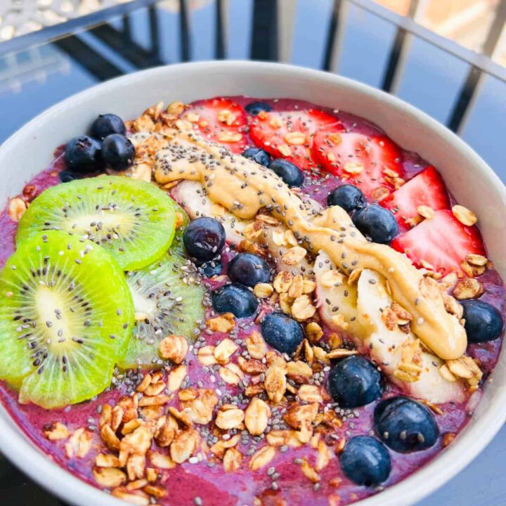 protein-rich acai bowl