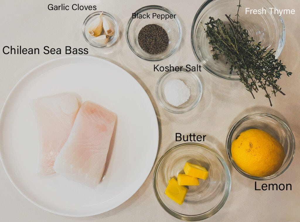 sea bass ingredients